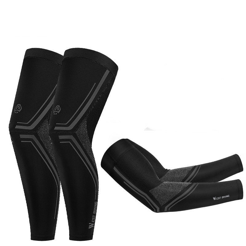 Men's And Women's Cycling Sleeve Sports Knee Pads