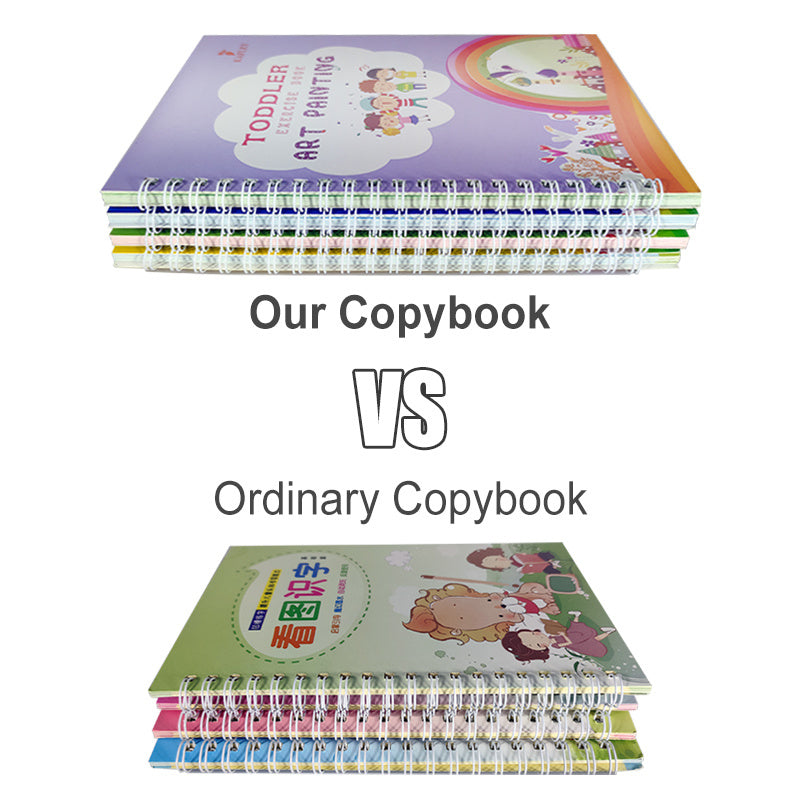 Children’s English Writing Practice Copybook – Fun Learning Stickers Included